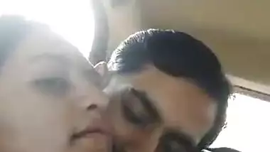 Desi couple hot lip lock