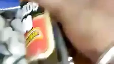 Sexy Paid Girl Fucked and Masturbating With Bottle Part 1