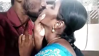 Tamil Couple Kissing