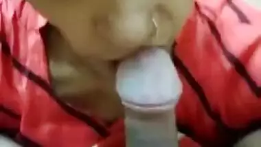 Desi wife doping a perfect blowjob