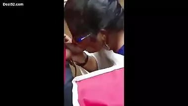 Yung couple blowjob in tuition center
