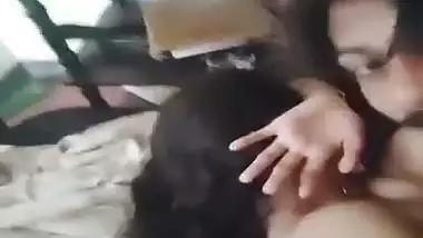 Xxx fucking Indian lovers viral sex in friend apartment