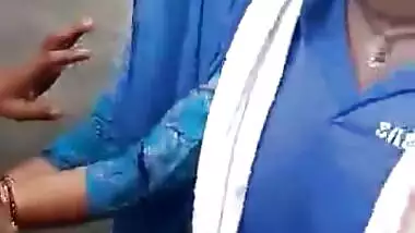 Desi bhabi caught in field with her father in lw
