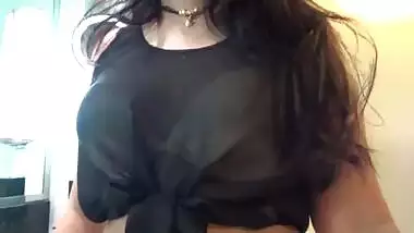 Desi Booty in White Shorts Taking Indian Cock Deep Inside In Bathroom