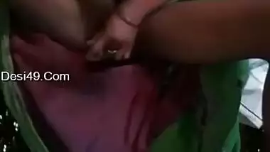 Horny Village Bhabhi Shows Boobs And Masturbating