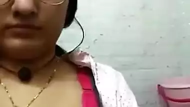 Naughty big booby girl showing her big boob