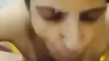 Horny Indian XXX girl tastes hot cum of her ex-boyfriend MMS