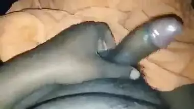 Desi wife doggy sex with her hubby during night time