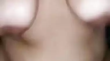 My chubby wife riding my cock