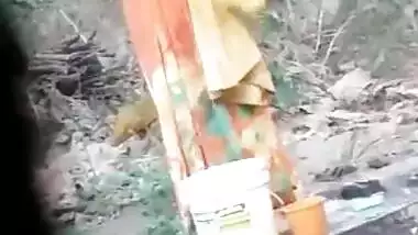 Hot desi teen changing her clothes after a bath