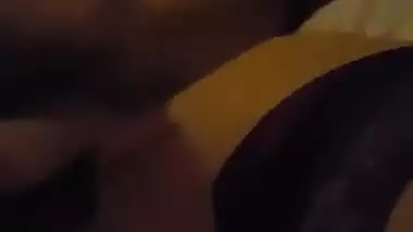 Desi wife with big bouncy boobs, stroking friendd