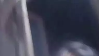 Cute smiling face girl naked on video call to lover