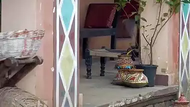 Jija Romance with bathing sali