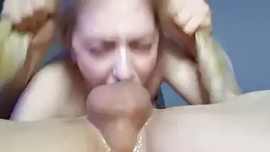 Didn't let me take his Dick out of my Mouth until he Cum down my Throat