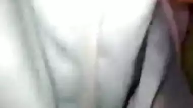Desi wife Showing Her Boobs and hubby shaving