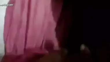 Desi Wife Ass Captured By husband while She is busy With Laptop