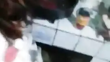 Asian maid kitchen XXX