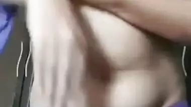 Selfie hairy pussy,big boobs in sadhi