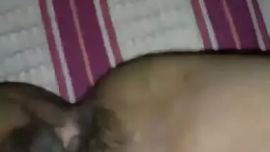 Desi wife hairy pussy licking