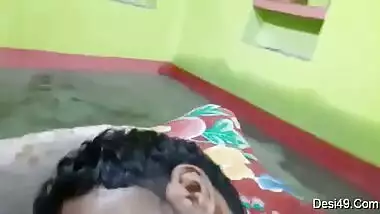 Bedroom isn't only for sleeping but exposing Indian's boobs on camera
