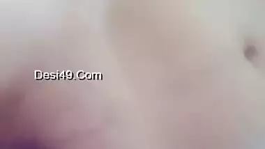 Today Exclusive- Sexy Girl Record Her Nude Video For Lover Part 2