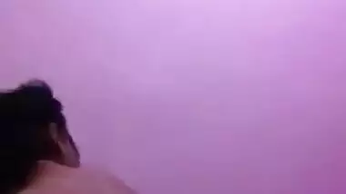 Indian girl friend showing his assets