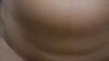 Beautiful girl showing